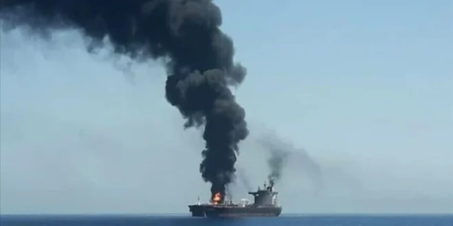 ffe7f9ff unknown projectile hits vessel near saudi port of yanbu