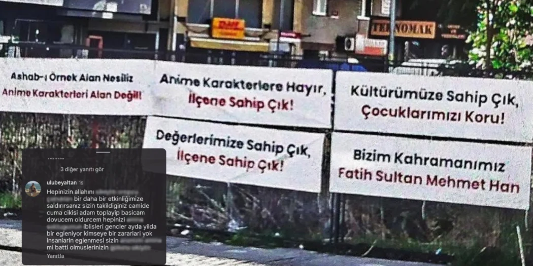 Anime vahşeti yine sahnede: Ashab’ı örnek alın dediler, ölümle tehdit edildiler!