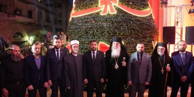 Christmas tree lighting in Latakia 0 1