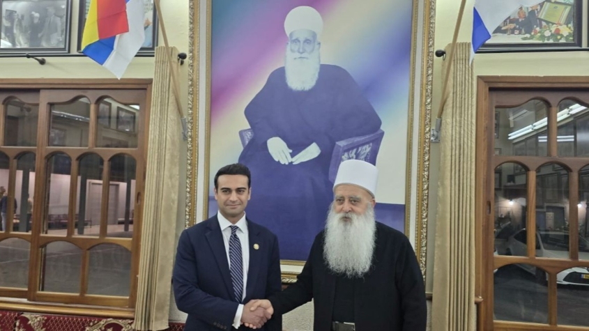 druze sheikh mowafaq tarif hosted us congressman abraham hamadeh julis israel 845x475