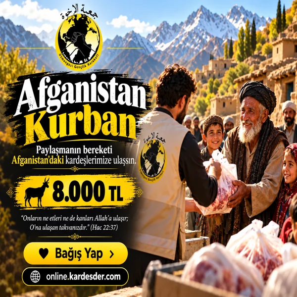 Kardeşder — Afganistan Kurban Bağışı (Vacip, Akika, Adak Ve Hayır Kurbanı)