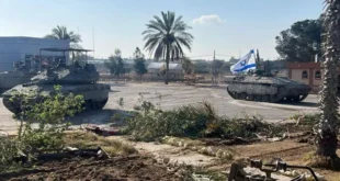 AA 20240507 34485164 34485161 ISRAELI ARMY ANNOUNCED TAKING CONTROL OF THE PALESTINIAN SIDE OF RAFAH BORDER CROSSING e1715072503682